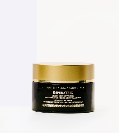 Thermae Il Tempio della Salute Anti-ageing Face Night Cream for mature skin with Colloidal Gold and Black Diamond